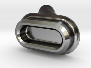 Garmin fenix 5 rear connector cap (your engraving) in Polished Silver