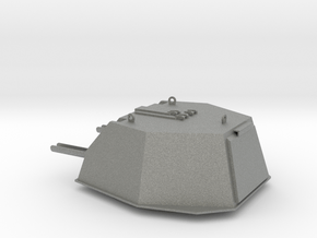 1:16 scale model of DShKM-2BU turret for Soviet WW in Gray PA12