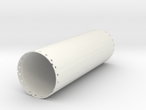 Casing joint 2000mm, length 6,00m in White Natural Versatile Plastic
