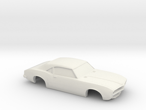 1/32 1967-69 Pontiac Firebird Shell in White Natural Versatile Plastic
