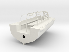 1/35 IJN Hull 2 for Motor Boat Cutter 11m 60hp in White Natural Versatile Plastic