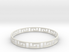 Gentle Bracelet in White Natural Versatile Plastic