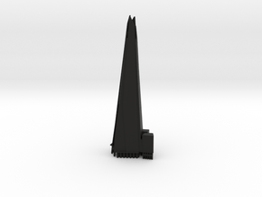 The Shard - London (6 inch) in Black Premium Versatile Plastic