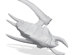 Kraken Beastship - Concept C in Tan Fine Detail Plastic