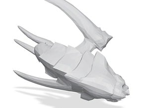 Kraken Beastship - Concept A  in Tan Fine Detail Plastic