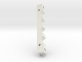 08.02.10.12.03 Clamp Inner Block in White Natural Versatile Plastic