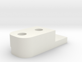 HFP-101095 Gate Block Inner Plate in White Natural Versatile Plastic