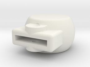 HFP-101018 Airscrew Control Lever Knob in White Natural Versatile Plastic
