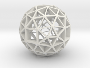108mm gmtrx f134 skeletal polyhedron in White Natural Versatile Plastic