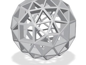13mm f134 skeletal polyhedron lawal solids gmtrx  in Tan Fine Detail Plastic