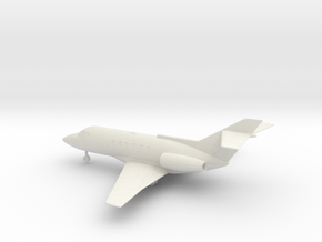 Hawker 800 (BAe 125-800) in White Natural Versatile Plastic: 1:64 - S