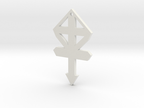 gmtrx f110 cross symbol 1 in White Natural Versatile Plastic