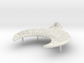 Cairn Tomb Ship in White Natural Versatile Plastic
