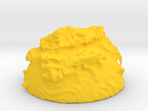 ! - Desert Planet - Concept A  in Yellow Processed Versatile Plastic