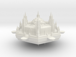 Navy Scihex Fortress in White Natural Versatile Plastic