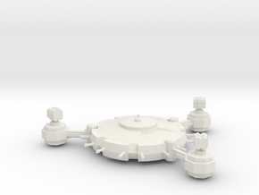 Orbital Defence Platform - Missile Battery in White Natural Versatile Plastic