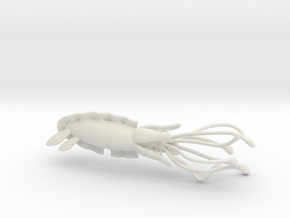 ! - Space Monster - Concept C  in White Natural Versatile Plastic