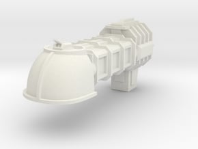 Merchant Civilian Shuttle Escort in White Natural Versatile Plastic