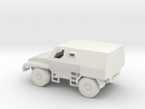 1/100 Scale Caiman 4x4 BAE Systems MRAP in White Natural Versatile Plastic
