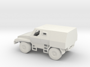 1/87 Scale Caiman 4x4 BAE Systems MRAP in White Natural Versatile Plastic