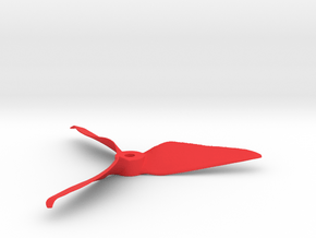 Drone Propeller - 5" CW Pusher in Red Processed Versatile Plastic
