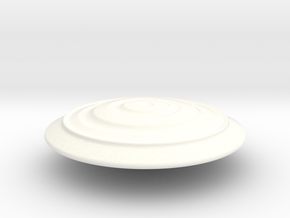 Tron Disc OVERSIZE in White Processed Versatile Plastic