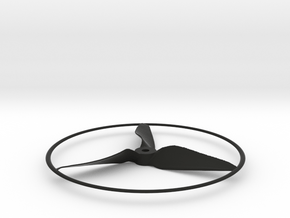 Drone Propeller - 5" CW Pusher With Rim in Black Premium Versatile Plastic