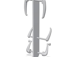 Handle-Set-1to16 in Tan Fine Detail Plastic