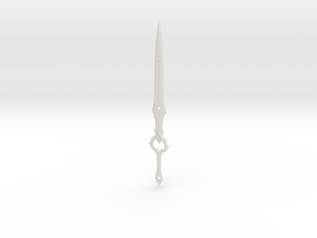1:6 Miniature Infinity Blade Sword in White Natural Versatile Plastic