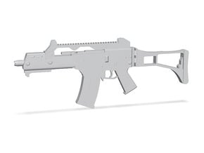 Miniature G36C Assault Rifle - Heckler & Koch in Tan Fine Detail Plastic