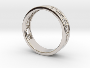 Eternity Celtic Fashion Sterling Silver/Gold Lover in Platinum