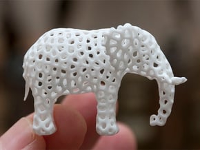 The Osseous Elephant in White Processed Versatile Plastic