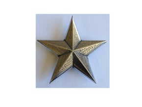 SSM-STAR-BASICloft 1.00 in Polished Bronzed Silver Steel