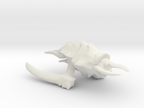 Kraken Beastship - Concept C in White Natural Versatile Plastic