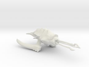Kraken Beastship - Concept B in White Natural Versatile Plastic