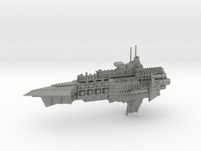 Capital Cruiser Ship - Concept A  in Gray PA12