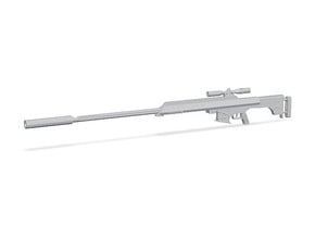 1:12 AS50 Sniper Rifle in Tan Fine Detail Plastic