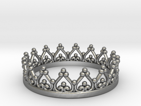Princess/ Queen Crown in Natural Silver