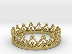 Princess/ Queen Crown in Natural Brass