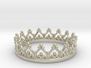 Princess/ Queen Crown in 14k White Gold