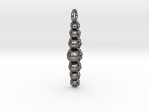 Ropes and Spheres Pendant in Polished Nickel Steel