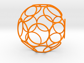 Alpha 9D Creation in Orange Processed Versatile Plastic