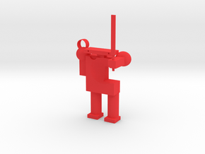 Robot in Red Processed Versatile Plastic