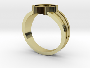 Legion Flight Ring in 18k Gold Plated Brass: 9.5 / 60.25