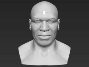 Mike Tyson bust in White Natural Versatile Plastic
