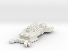 ! - Ram Ship - Concept B  in White Natural Versatile Plastic