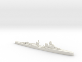 Luigi Cadorna light cruiser 1:2400 WW2 in White Natural Versatile Plastic
