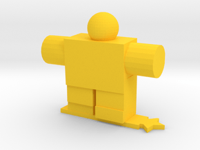Robot Guy in Yellow Processed Versatile Plastic