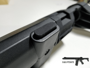 G&G PDW15 & CQB - Upgrade Rail Release Tabs in Black Natural Versatile Plastic