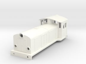 Swedish SJ electric locomotive type Ua - H0-scale in White Processed Versatile Plastic